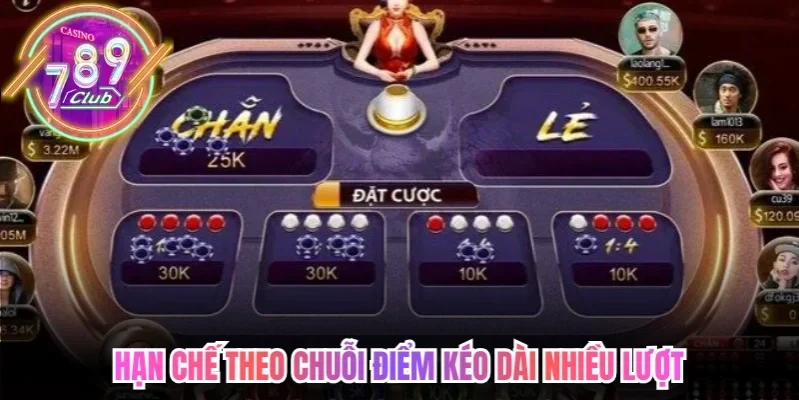 Cách Chơi Tài Xỉu 789club Theo Quy Luật Xúc Sắc Chuẩn 5 789club Hạn chế theo chuỗi điểm kéo dài nhiều lượt xúc sắc