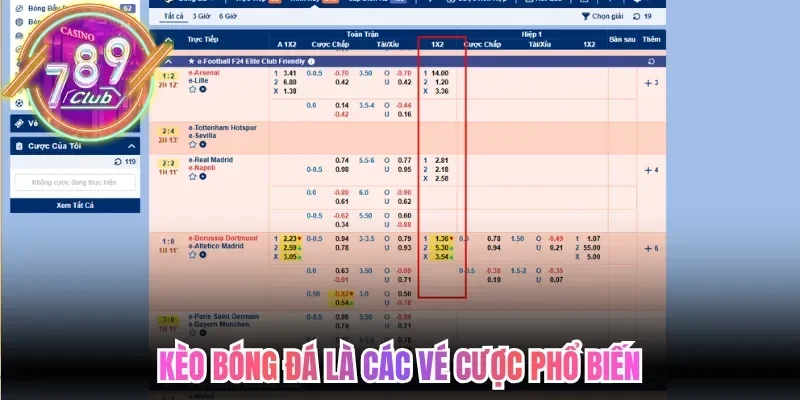 Cách Tính Kèo Bóng Đá Và Bí Quyết Làm Chủ Bảng Tỷ Lệ 2 789club Kèo bóng đá là các vé cược phổ biến