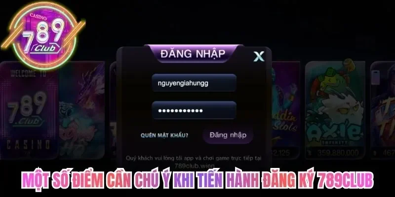 Đăng Ký 789Club - Đảm Bảo Nhanh Trên Giao Diện Hiện Đại 4 789club Một số điểm cần chú ý khi tiến hành đăng ký 789CLub